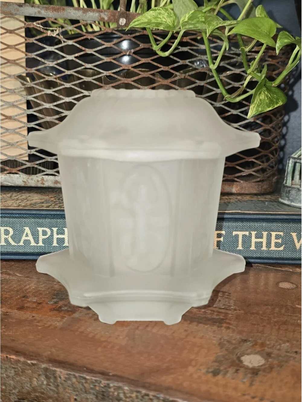 HOMCO Frosted Glass Pagoda Fairy Lamp Fairy Light